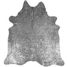 (6) ab 99,00 € kostenloser versand. Metallic Silber Kuhfell Teppich Fellespezialist De