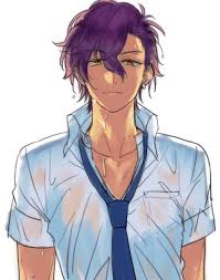 Princeton Anime Purple Hair Girl With Purple Hair Handsome Anime Guys