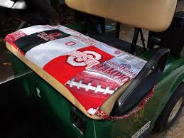 Ohio State Osu Golf Cart Seat Cover Made By Conniesuescreations 35 00 Golf Cart Seat Covers Golf Cart Covers Golf Carts