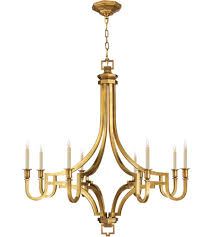 Visual Comfort Chc1562ab E F Chapman Mykonos 8 Light 37 Inch Antique Burnished Brass Chandelier Ceiling Light