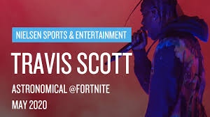 The popular artist has a psychedelic display that. Travis Scott And Fortnite Astronomical Music And Gaming Event Report Strive Sponsorship Uk