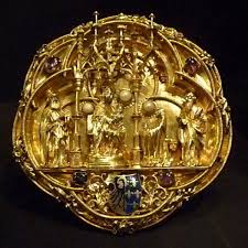 Fermail De Chape Tresor D Aix La Chapelle Avant 1520 Aachen Cathedral Treasury Domschatz Aachen Gold