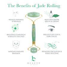 I'm tired, have no makeup on and need this! Jade Roller Beautybyearth