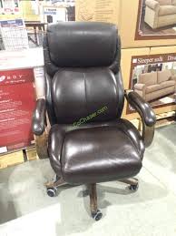 This chair adjust to your posture and height. La Z Boy Executive Office Chair Top Grain Leather Model 48025 Costcochaser