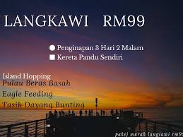 Pelancong yang datang ke dengan pakej ke pulau langkawi atau backpacking boleh datang dengan menggunakan dua cara iaitu boleh menaiki kapal ramai pelancong memilih pulau langkawi atau pulau lagenda ini sebagai lokasi percutian mereka kerana terdapat banyak tempat menarik yang. Package Murah Langkawi Rm99 Home Facebook