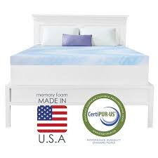 Dream Serenity Gel Memory Foam 3 Mattress Topper 1 Each King Walmart Com Gel Memory Foam Memory Foam Mattress Topper