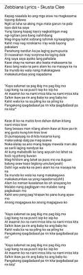 Maybe you would like to learn more about one of these? Cassy200617 On Twitter Zebbiana Lyrics By Skusta Clee