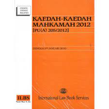 You know i've seen a lot of what the world can do. Kaedah Kaedah Mahkamah 2012 Pu A 205