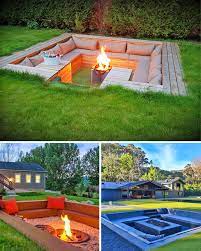 This fire pit features a natural copper finish and comes complete with a fix stand. Odditymall Would You Put A Sunken Fire Pit In Your Backyard Facebook