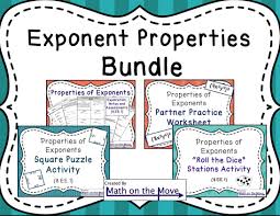 Properties Of Exponents Bundle 8 Ee 1 Notes Assessments A Worksheet And Activities Teaching Algebra Math About Me Interactive Notes