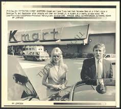 The Donald At Kmart With Ivana Vintage Advertisements Vintage Mall Vintage Ads
