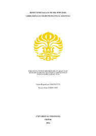 Pada article sebelumnya talitashare.com sudah bahas banyak lirik lagu rohani kristen dan juga disusul lagu anak sekolah minggu yang di harapkan dapat bermanfaat untuk sobat. Pdf Resistensi Dalam Musik Populer Lirik Sebagai Medium Political Meeting Adam Bagaskara Academia Edu