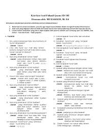 Berikut informasi sepenuhnya tentang contoh mad thobi i dalam surah al baqarah. Kisi Kisi Soal Fahmil Sd Aron