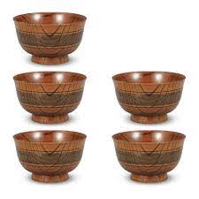 Amazon.com: CtoC JAPAN Select CTC-086485 Soup Bowl, Brown, 4.5 x 2.6 inches  (115 x 66 mm), Keyaki, 4.0-Feather Anti-Chisel Bowl (Nakadashi Expodo  Production), Pack of 5 : Home & Kitchen