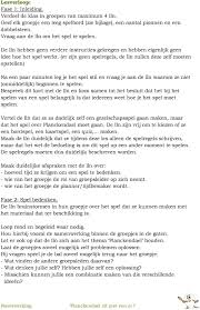 Lesonderwerp De Spelregels Schrijven Voor Een Zelfverzonnen Spel Pdf Free Download