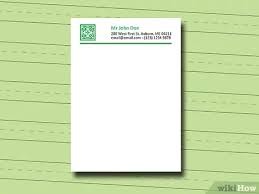 3 Cara Untuk Membuat Surat Lamaran Cover Letter Wikihow