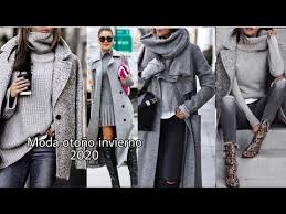 About 27% of these are women's jackets & coats, 1% are men's jackets & coats, and 1% are used clothes. Moda Con Ropa Color Gris Moda Otono Invierno 2020 2021 Outfits De Otono Invierno Mujer Moda Youtube