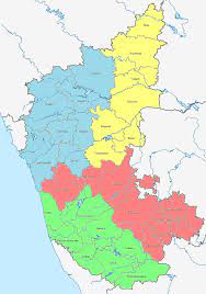 District Wise Map Of Bangalore Division List Of Districts Of Karnataka - Wikipedia