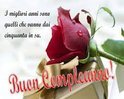 Sei qui solo per una breve visita. Buon Genetliaco 50 Generazione Fra Fiori Buon Compleanno 50 Anni Con Fiori