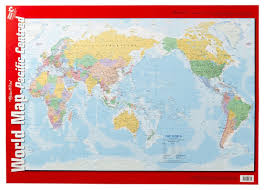 gillian miles world map wall chart