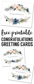 Congratulations Card Printable Free Printable Greeting Cards Paper Trail Design Free Printable Greeting Cards Wedding Card Diy Wedding Congratulations Card