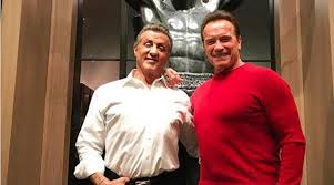 Sylvester stallone, or sly as he's commonly known as, is one of the most iconic action heroes to ever grace it's clear sylvester stallone has marked himself as one of the great icons of the 20th century. Sylvester Stallone Gets A Surprise Visit From Fellow Muscleman Arnold Schwarzenegger On Christmas Entertainment News The Indian Express