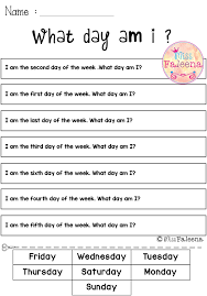 Days Of The Week Kindergarten Lessons English Lessons For Kids Kindergarten Lesson Plans