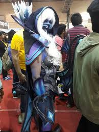 While we still have a lot of. This Amazing Drow Ranger Cosplay At Mumbai Comic Con 2018 Btw That S A Guy 9gag