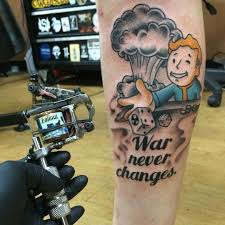 Check spelling or type a new query. Fallout Shelter Game Tattoo Venice Tattoo Art Designs Fallout Tattoo Tattoos Gaming Tattoo