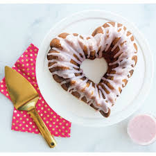 Learn how to make designed pancakes using these pans on your stove top in this video. Nordic Ware Elegant Heart Bundt Pan Bakeware Cake Pans Svanimal Com