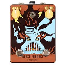 Fuzzrocious Blast Furnace Gated Fuzz Blast Furnace Fuzz Delay Pedal