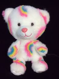 Smallfrys Rainbow Build A Bear White Plush 8 Soft Toy Stuffed