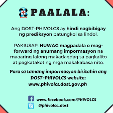 We would like to show you a description here but the site won't allow us. Phivolcs To Public Avoid Sharing Earthquake Warnings That Cause Panic Inquirer News