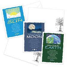 You may find it hard to understand where you are coming from, much less what others are thinking and feeling! Advice From The Earth Moon And Sun Greeting Cards The National Wildlife Federation