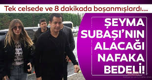 Anlaşmalı olarak görülen boşanma davasındaki protokole göre acun ilıcalı, şeyma subaşı'ya aylık 125 bin lira nafaka verecek. Son Dakika Haber Seyma Subasi Ve Acun Ilicali Bosandi Iste Seyma Subasi Nin Alacagi Nafaka Bedeli Son Dakika Magazin Haberleri