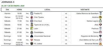 Temporada 2019 liga mx apertura. Clausura 2020 Calendario Liga Mx Horarios Fechas Y Resultados De Todos Los Partidos Del Clausura 2020 Marca Claro Mexico