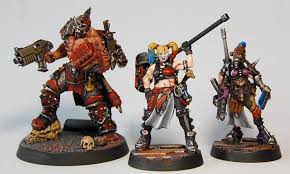 Necromunda Banda Escher Cazarrecompensas Miniaturas Figurin