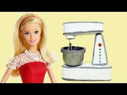How To Make A Doll Tilt Head Stand Mixer Easy Doll Crafts How To Make Toys Doll Crafts Easy Crafts For Kids