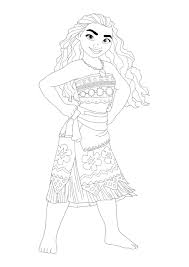 All products from how to draw moana easy category are shipped worldwide with no additional fees. Princess Moana Coloring Pages 2 Free Coloring Sheets 2020