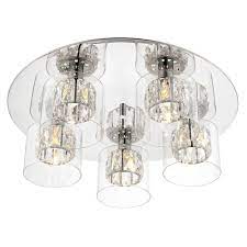 Shop our modern chrome ceiling lights selection from the world's finest dealers on 1stdibs. Endon Lighting Verina Five Light Chrome Ceiling Light Fitting Style From Dusk Lighting Uk