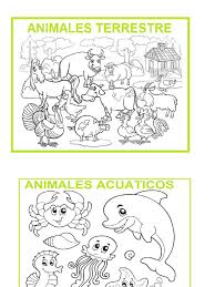 Los medios de transporte son herramientas creadas por el hombre para trasladarse a sí mismo o una carga de un punto a otro. Animales Terrestres Acuaticos Y Aereos Para Colorear