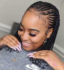 | short earrings with beads. Small Cornrow Braids To The Back Novocom Top