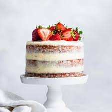 Fresh Strawberry Naked Layer Cake