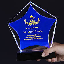 Find More Sports Souvenirs Information About Ctgf0092 New Design Customized Creative Engraving Pentagon Awards St Crystal Awards Alcohol Dispenser Staff Awards