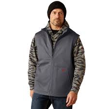 Ariat Mens FR Basic Insulated Vest-Grey