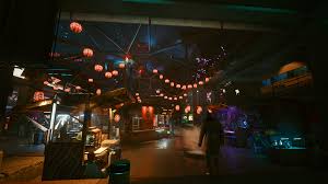 Simply gorgeous, beautiful, colorful live wallpaper: Download 1920x1080 Night City Cyberpunk 2077 Asian Lanterns Market People Neon Lights Wallpapers For Widescreen Wallpapermaiden