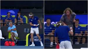 As djokovic inked more achievements into the tennis record books, he did so at the expense of a player who surely thought his grand slam moment had come when he led the world number one by two sets. Tennis News It Happened Accidentally Says Stefanos Tsitsipas After Racket Swipe Hurts Dad Eurosport