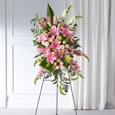 I can't believe i'm out! Dellart Floral The Ftd Elegant Embrace Standing Spray Pocatello Id 83201 Ftd Florist Flower And Gift Delivery