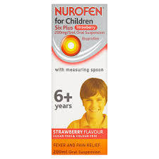 Nurofen For Children 6 Years Strawberry Oral Suspension