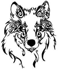 Pin Von Haley Gordon Auf Tattoos Wolf Tattoo Design Stammeszeichnungen Stammes Wolf